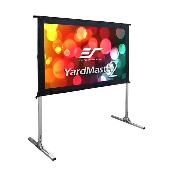 Elite Screens Yard Master 2, 58 inch Outdoor Projector Screen with Stand 16: 9, 8K 4K Ultra HD 3D Fast Folding Portable Movie Theater Cinema 58" Indoor Foldable Easy Snap Projection S