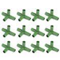 thumbnail image 1 of 12 uds/venta 11mm A3/accesorios de herramientas de jardinería rectas de cuatro vías tubo de conexión adecuado para varillas con un diámetro de 11mm ANGGREK Otros, 1 of 8