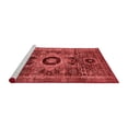 thumbnail image 2 of Ahgly Company Machine Washable Indoor Rectangle Abstract Red Modern Area Rugs, 2' x 3', 2 of 4