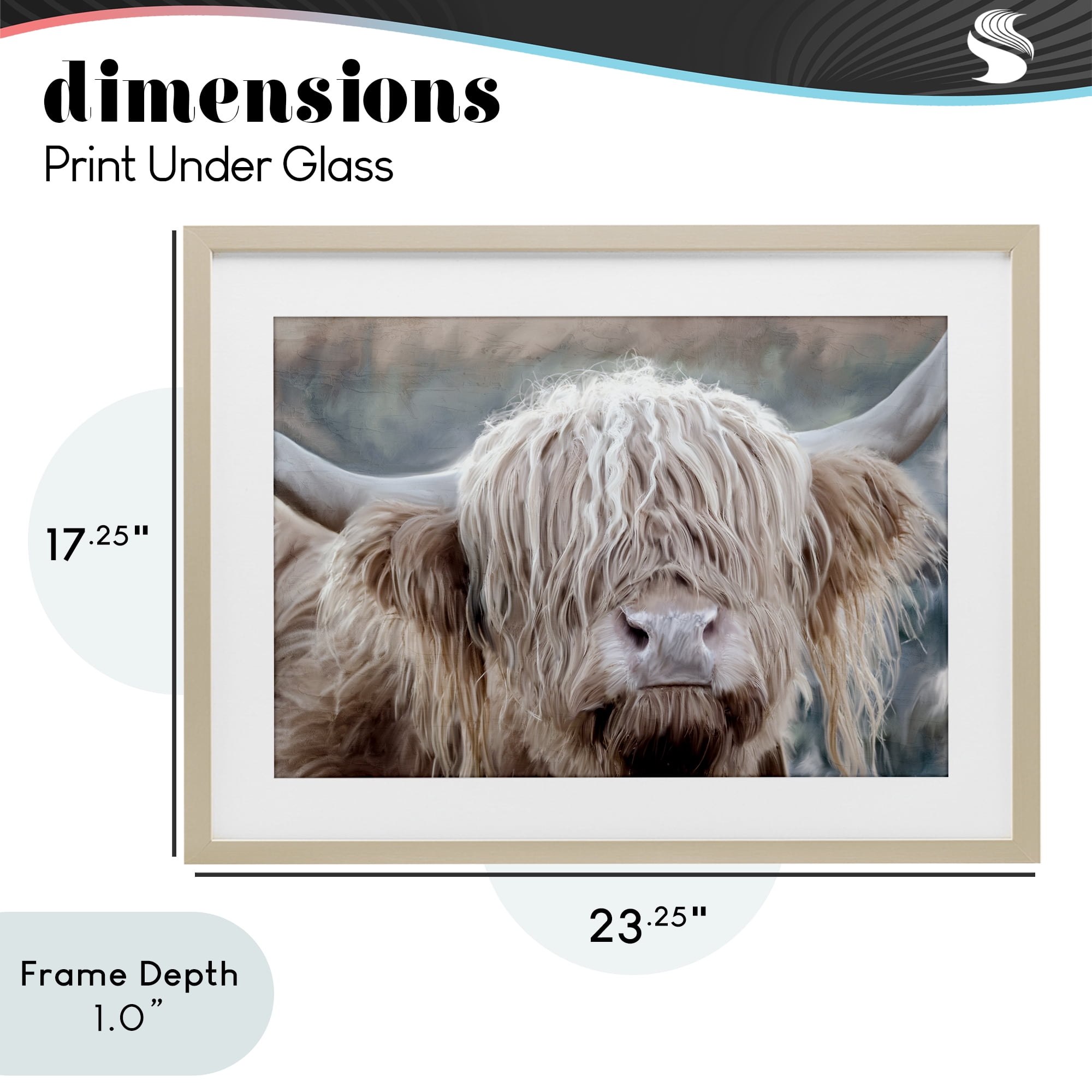 Stupell Industries In the Highlands Photograph Birch Framed Print Under Glass, design by Kim Allen