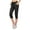 Black, variant on ALWAYS Cargo Capri Joggers for Women - Super Soft Casual Lounge Yoga Pants Charcoal XL