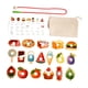 thumbnail image 4 of Juguete de cuentas para encordar, juguete de secuenciación de cuentas, juguete de frutas para encordar, juguetes Montessori para niños pequeños, 4 of 9