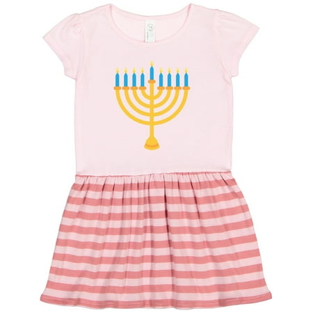 

Inktastic Hanukkah Chanukah Menorah Gift Toddler Girl Dress