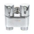 thumbnail image 1 of 1pc Convenient Washing Machine Faucet Toilet Water Tap Dual-control Faucet, 1 of 3