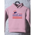 thumbnail image 3 of Happy Independence Day Usa Hoodie Toddler -Image by Shutterstock,  5 Toddler, 3 of 4