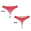 thumbnail image 3 of Balery Watermelon Tangas de Algodón para Mujer con Estampado – Ropa Interior Sexy, Transpirable, G-string-X-Small, 3 of 6