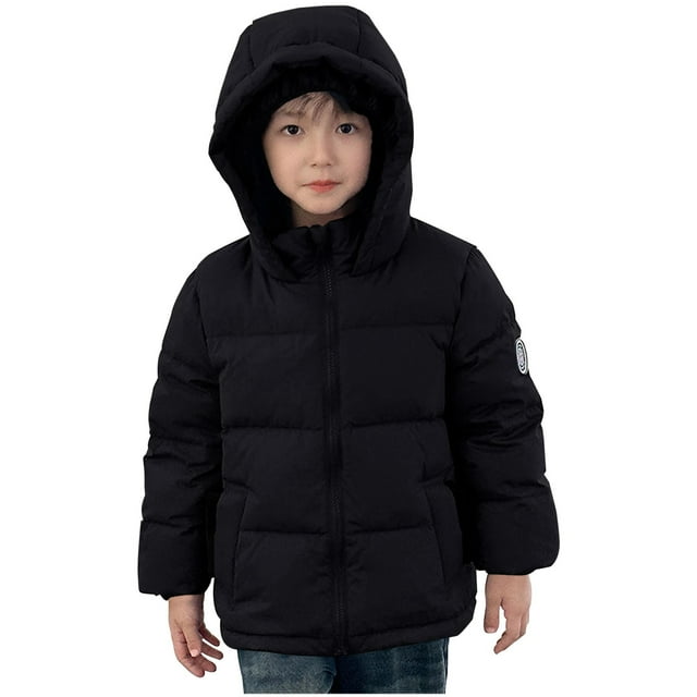 Vestes d'Hiver pour Filles, Vestes Épaisses à Capuche