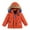 Orange, variant on FRSASU Kids Clothing Toddler Baby Boys Toddler Kids Solid Color Winter Hoodie Keep Warm Cotton Clothes Thick Coat Orange 2-3 Years(2-3 Years)
