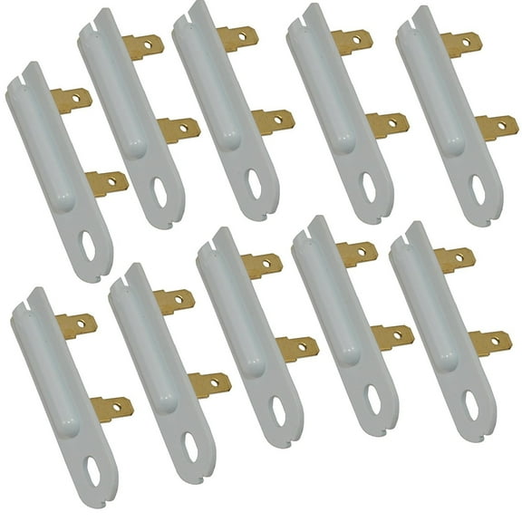 HQRP 10-Pack Thermal Fuse for Maytag 3392519 80005 3388651 ET401 6L4101091C MLG24PDAGW0 SET401 Dryer