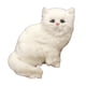 thumbnail image 5 of Gato Realista de Peluche, Juguetes para Gatos, Gatitos, Animales Pequeños de Peluche, Figuras de Gatitos, Juguete para Mesa, Juguete para Niños Y Niña Blanco Hugo Gato de peluche, 5 of 10