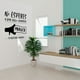 thumbnail image 2 of Vinil Decorativo Adhesivo P/Pared MarkProMX Negro Hogar 60x60cm PrevenShopMX Frase Optimista No esperes a que algo ocurra, 2 of 3