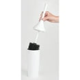 thumbnail image 6 of InterDesign Una Nuvo Toilet Bowl Brush and Holder for Bathroom Storage, White, 6 of 7