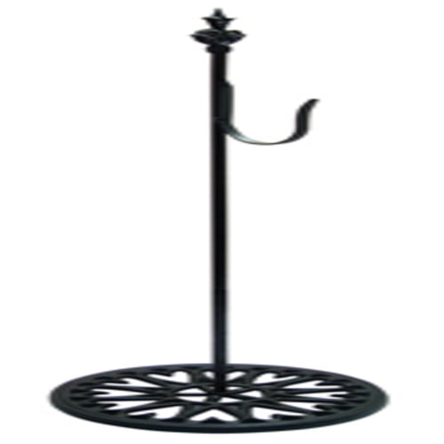 Black Metal Wreath Stand 36"