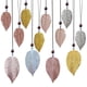 thumbnail image 1 of 4 piezas de decoración colgante de hoja de metal (color dorado + plateado + dorado champán + cobre), 1 of 6