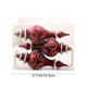 thumbnail image 3 of Caja de regalo de 3 bolas navideñas | Adornos colgantes creativos para árbol de Navidad con pintura a color | Adornos colgantes de bolas navideñas de plástico para fiestas, 3 of 6
