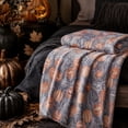 thumbnail image 3 of Cozy Halloween Blanket - Super Soft Flannel Halloween Throw Blanket, Cute Spooky Blanket for Sofa Bed, Halloween Plush Autumn Blanket, 3 of 3