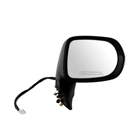 70161T - Fit System Passenger Side Mirror for 13-15 Lexus RX350, RX450h, Canada &Japan Built, black, PTM, signal, memory, puddle lamp, fold, w/o auto dimming, w/o blind spot detection, Heated