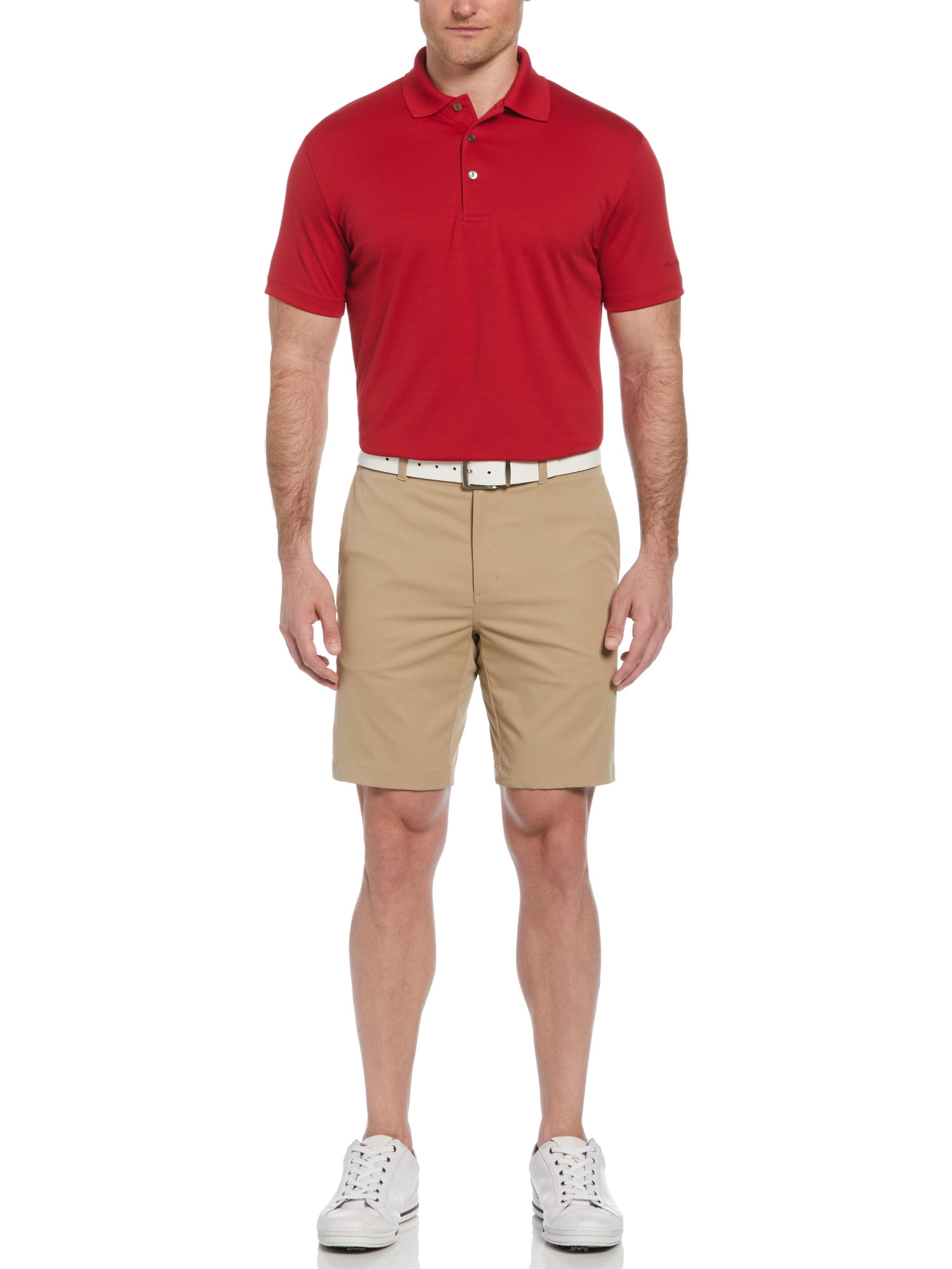 Ben Hogan Men's and Big Men's Ventilated Performance Polo Shirt, Up to Sizes 5XL