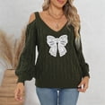 thumbnail image 2 of TINZ Sweater Dress Long Sleeve Oversized Tunic With Exquisite Embroidery And Panel Design Warm Winter Knit Vest Dress Long Pullover Sweater Belted Long Dress, 2 of 6
