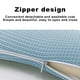 thumbnail image 5 of Almohada viscoelástica con sensación de frío | Funda de punto transpirable | Almohada de apoyo suave de 60 x 38 x 8 cm | Almohada refrescante lavable a máquina para dormir de lado, boca arriba y, 5 of 5