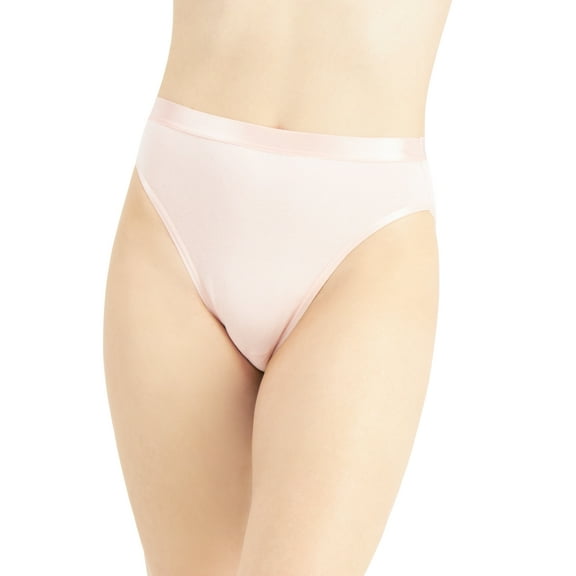Jenni Women’s Hi-Cut Bikini Underwear, Peachskin, XXL