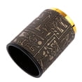 thumbnail image 4 of Cubo de Cuero, Estuche de Almacenamiento y Transporte Fabricado en Imitación de Cuero con Zulema Taza de dados, 4 of 7
