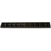 Guardian Parking Stop, 4 Foot Long Rubber Curb with Mounting Holes, Black/Yellow