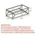 thumbnail image 4 of Contemporary Metal & Glass Coffee Table in Silver, 4 of 8