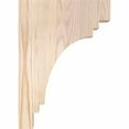 thumbnail image 3 of 3 1/2"W x 10"D x 14"H Pescadero Smooth Corbel, Douglas Fir, 3 of 9