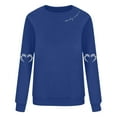 thumbnail image 5 of Mgmyaa Womens Sweatshirts - Halloween Graphic Crewneck Tops Long Sleeve Hoodless Sweatshirts, 5 of 5