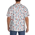 thumbnail image 3 of Fotbe Lighthouse And Beacon Camisa Estampada de Manga Corta para Hombre, Casual de Verano, Estilo Playero, Sin Arrugas-4X-Large, 3 of 5