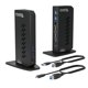thumbnail image 1 of Estación de acoplamiento USB 3.0/USB-C con doble pantalla 4K para Win/Mac, 1 of 7