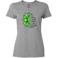 thumbnail image 3 of Inktastic Mental Health Awareness Green Sunflower Ribbon Women's T-Shirt, 3 of 5
