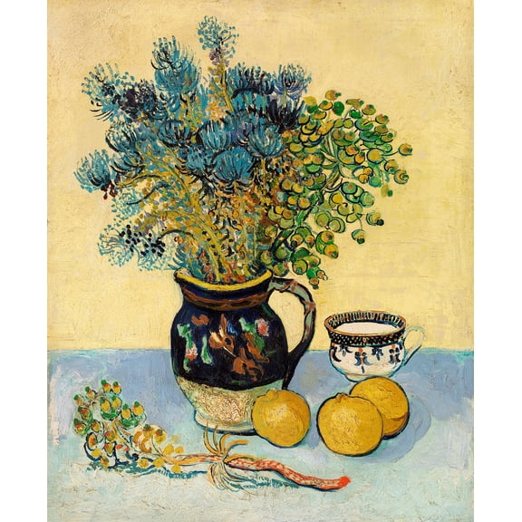 Still Life (Nature morte) by Vincent van Gogh - 12" x 18" Art Print Wall Decor