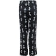 thumbnail image 2 of Weekending  Gothic Cross Velour Pajama Pants (Women), 2 of 5