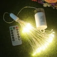 Led Christmas Lights, 120 LED Firework Lights, 8 Modes Dimmable with