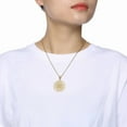 thumbnail image 4 of Trendy 14K Yellow Gold Sri Lanka Yantra Pendant Europe And America Style And Simple Necklace Suitable For Women And Men, 4 of 6