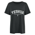 thumbnail image 4 of VJATTWR Hauts à Manches Courtes pour Femmes T-Shirt Grande Taille pour Dames T-Shirt Imprimé Manches Courtes Col Rond Ample m, 4 of 4