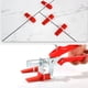 thumbnail image 3 of Kit de sistema de nivelación de azulejos, alicates niveladores de localización, Clips de cuñas reutilizables para instalación en el suelo, 3 of 9