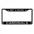 thumbnail image 1 of St. Louis Cardinals Laser Black License Plate Frame, 1 of 1