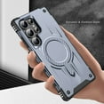 thumbnail image 5 of for Samsung Galaxy S25 Ultra Magnetic Case [Support Wireless Charging & Car Mount], Heavy Duty Rugged Shockproof Military Grade Protection Tough Durable Cover for Samsung Galaxy S25 Ultra, Gray, 5 of 7