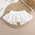 thumbnail image 2 of Cuello Falso de Blusa de Cuello Choker Acuchillado Decorado con Encaje Casual, 2 of 5