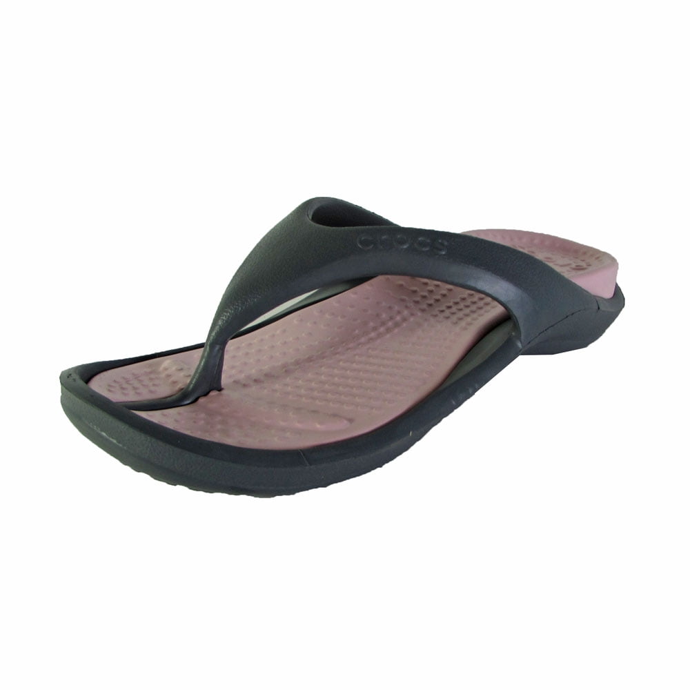 Crocs Athens Flip Flops, Charcoal 