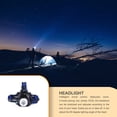 thumbnail image 2 of Soidarity Faro LED USB, recargable, de gran capacidad, para trabajo, Mini iluminación montada en la cabeza larga, linterna impermeable, pesca Pescar Sin batería Sin cable USB, 2 of 6