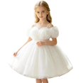 thumbnail image 5 of Rhuody Dresses For Girls Sleeveless Elegant Dress With 3D Rose Embellishment Suspender Flower Girl Dress Leisure Playsuit, 5 of 9