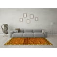 thumbnail image 3 of Ahgly Company Machine Washable Indoor Rectangle Persian Yellow Traditional Area Rugs, 8' x 12', 3 of 4