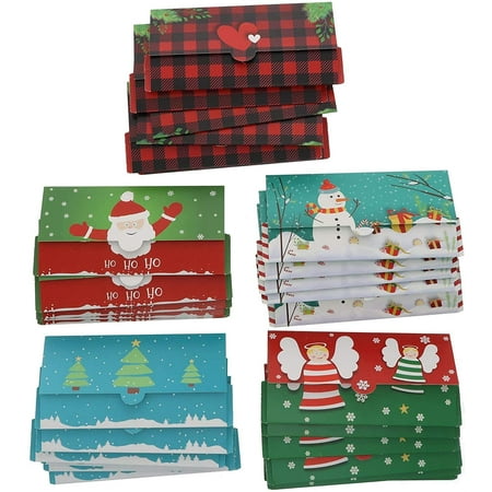 Season 4 Sparkles Christmas Money Cards Set 60 Pieces with Envelopes Money Holder Cards