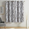 thumbnail image 2 of VCNY Home Kingdom Beige Branch Grommet Blackout Curtain, 40" x 63", 2 of 5
