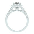 thumbnail image 4 of 0.95 Carat (ctw) 14K Gold Round Diamond Ladies Split Shank Bridal Semi Mount Engagement Ring 1 CT, 4 of 4