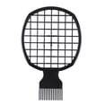 thumbnail image 4 of Peine para el cabello de doble extremo Pro Curly Afro Dirty Braid Twisted Tool (Negro) Sywqhk Libre de BPA, 4 of 6